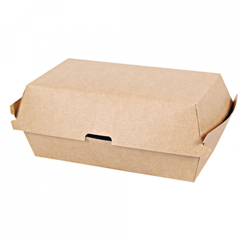 Kraftpapier, Sandwich-Box, braun