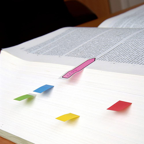 Post-it® Index Mini Haftstreifen, farblich sortiert