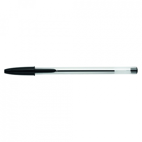 BiC Kugelschreiber - Cristal Medium, 0.4 mm, schwarz