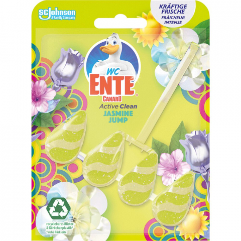 WC-Ente Active Clean Jasmine, WC-Einhänger