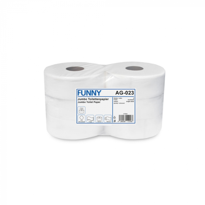 Jumbo - Toilettenpapier - 2-lagig, Ø 28 cm