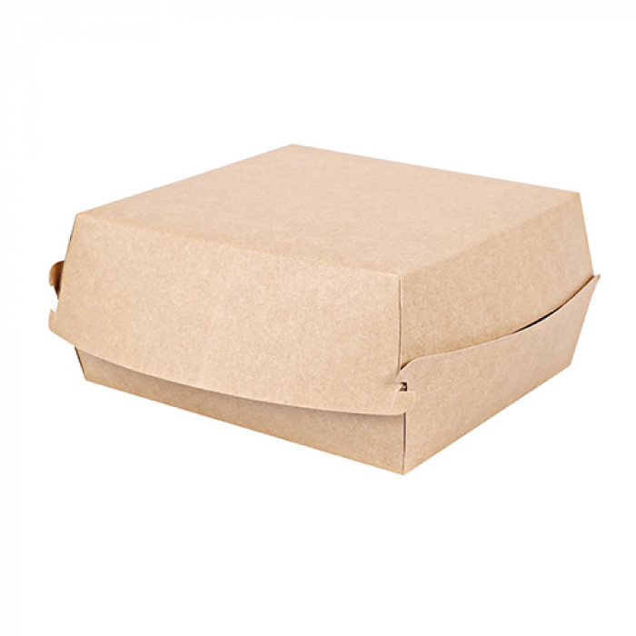 Kraftpapier, Hamburger-Box, braun