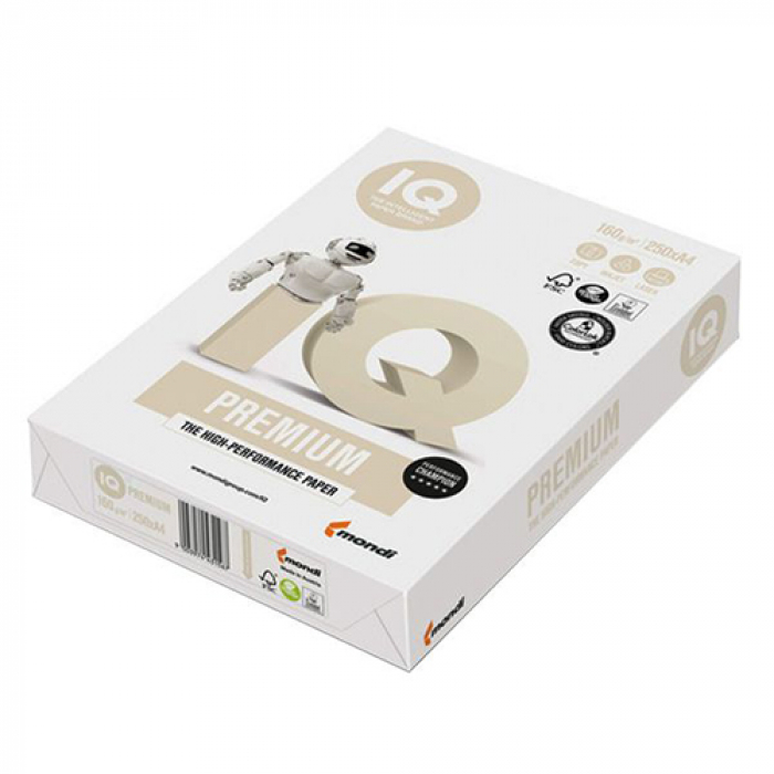 IQ Premium Kopierpapier, A4, 160g, Weiß